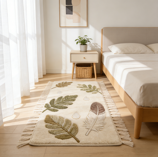 Berber Style Diamonds Tufted Rug
